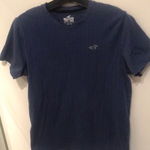 Hollister Must-Have Collection Dark Blue 100 percent cotton shirt